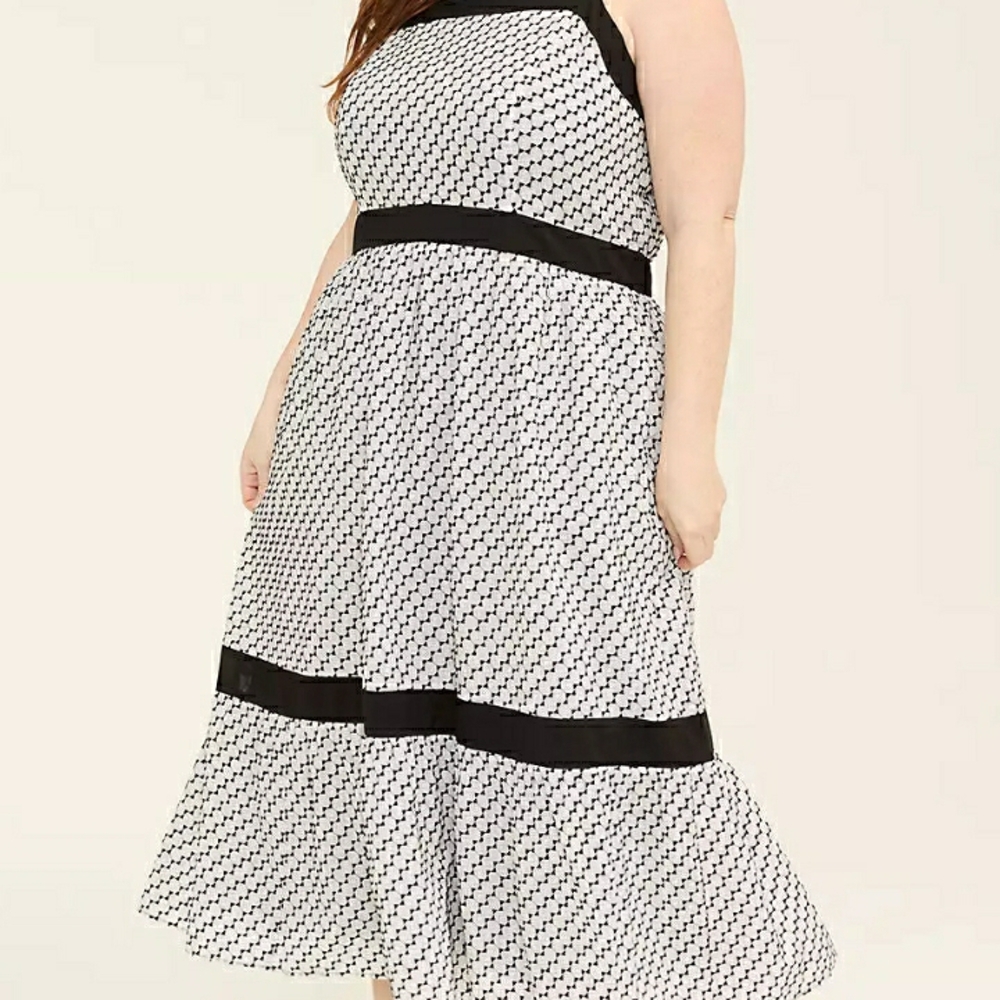 Lane Bryant Square-Neck Tank Maxi Dress
